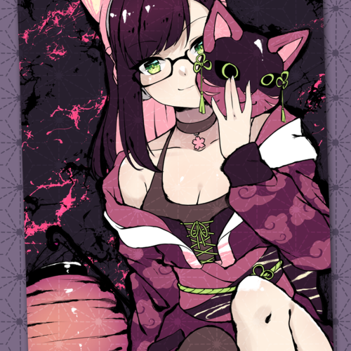 Masked Runeko Art Print