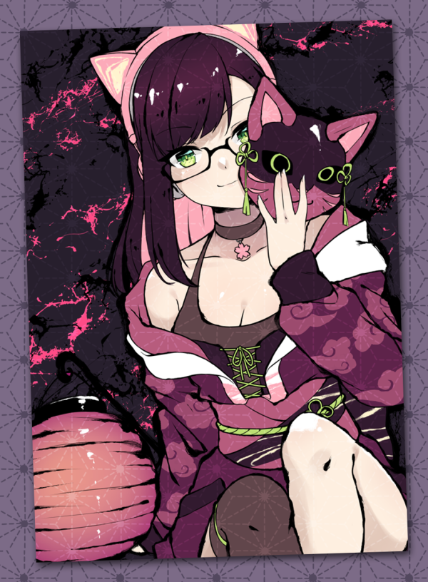 Masked Runeko Art Print