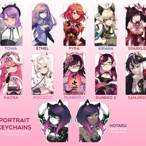 Portrait Acrylic Keychains