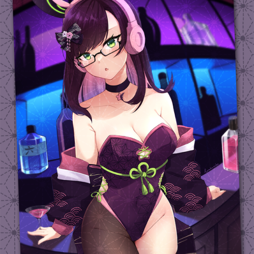 Bar Bunny Runeko Art Print