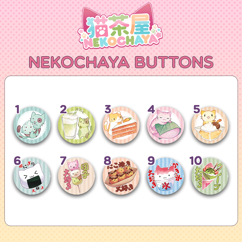 Nekochaya Buttons