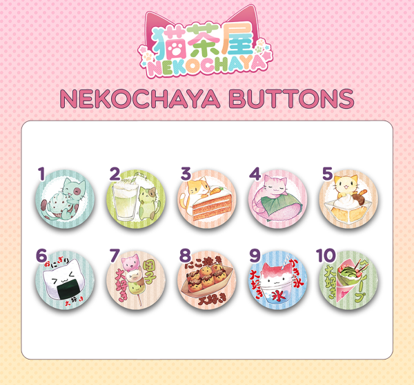 Nekochaya Buttons