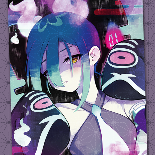 Ghost Miku Art Print