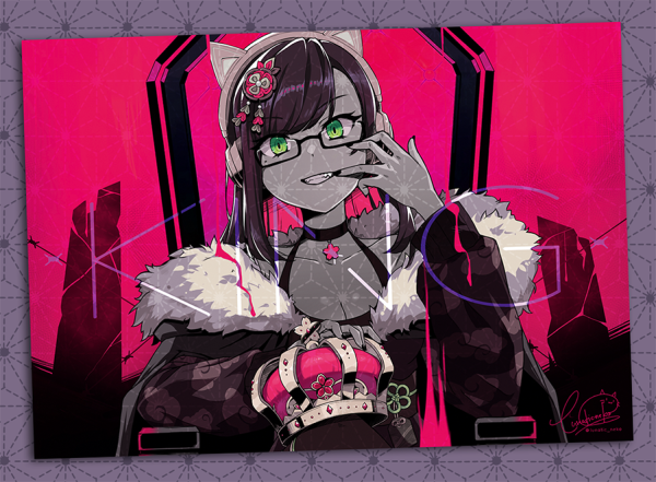 KING Runeko Art Print