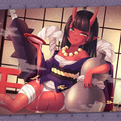 Oni Girl Art Print