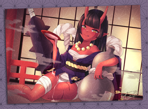 Oni Girl Art Print