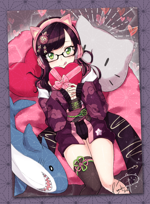 Plushie Runeko A4 Print