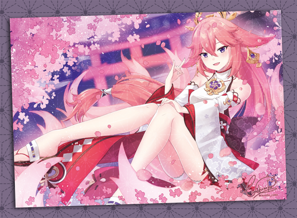 YaeMiko Yae Miko Art Print