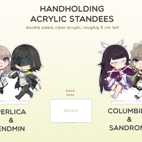 CoupleStandees Handholding Acrylic Standees