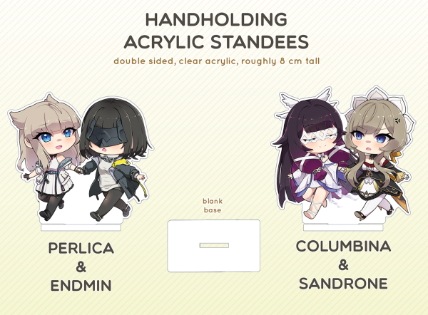 CoupleStandees Handholding Acrylic Standees