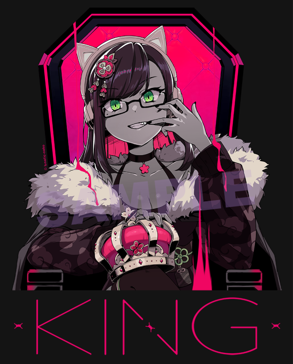 KING_Runeko_Shirt_black Runeko KING T-Shirt